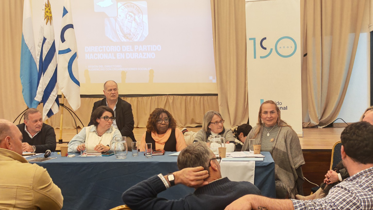 Mesa de trabajo del Directorio del Partido Nacional en Durazno