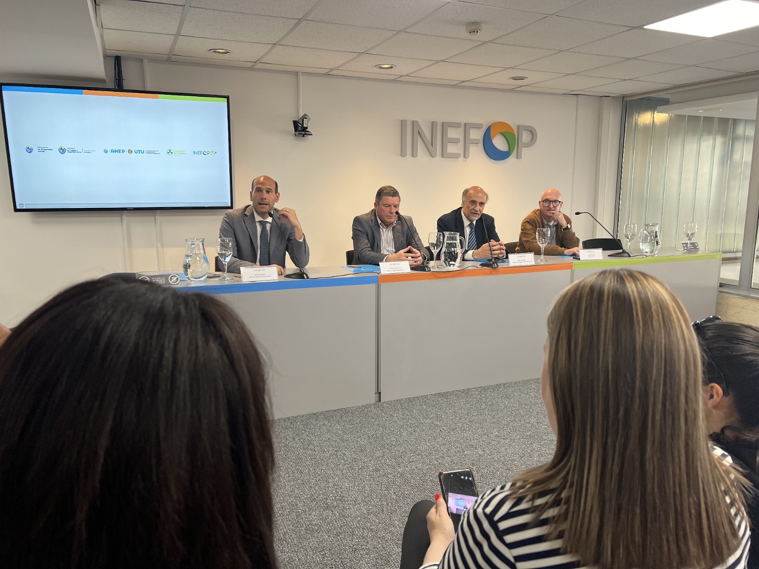 Segundo momento de la jornada de formación e inclusión en INEFOP